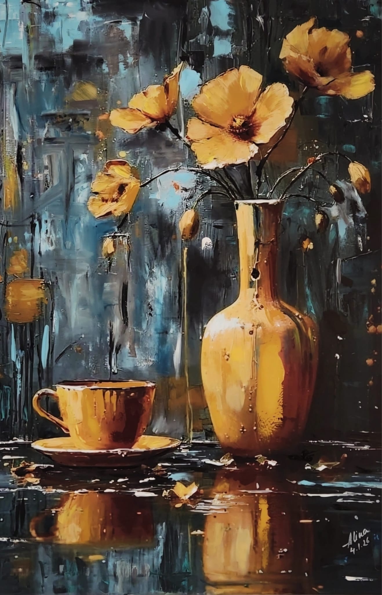 ArteDiAlina.com painting: Will of tranquility